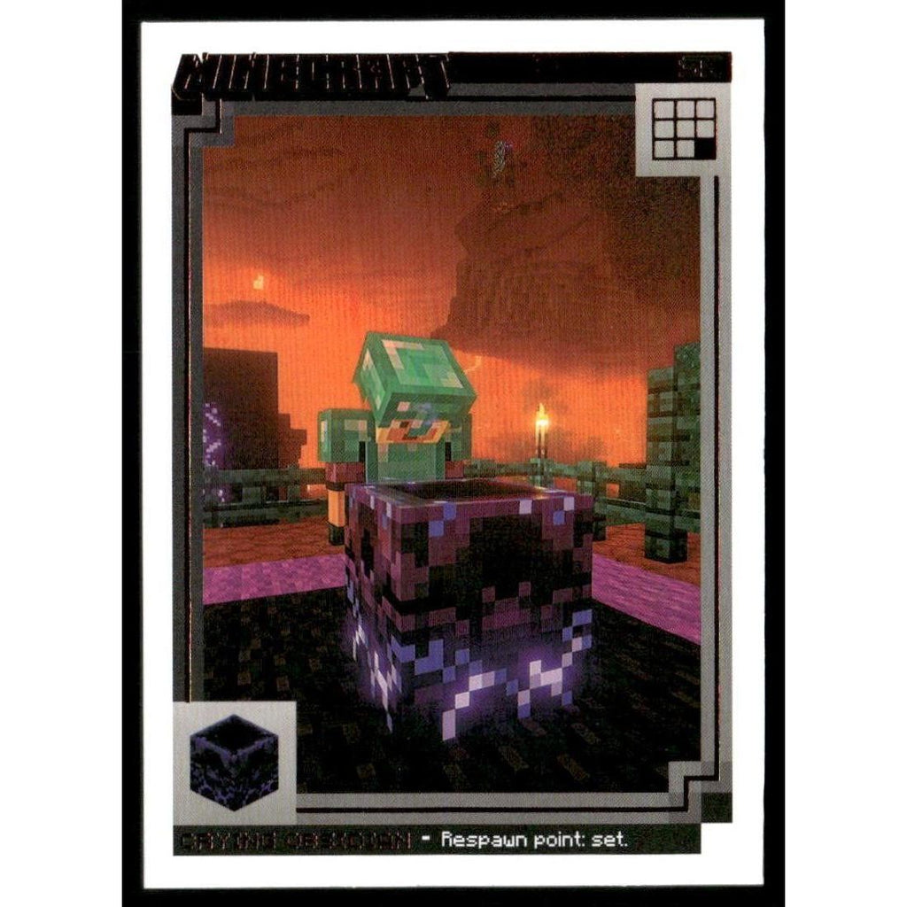 2025 Panini Minecraft 15th Anniversary #171 Crying Obsidian #/325