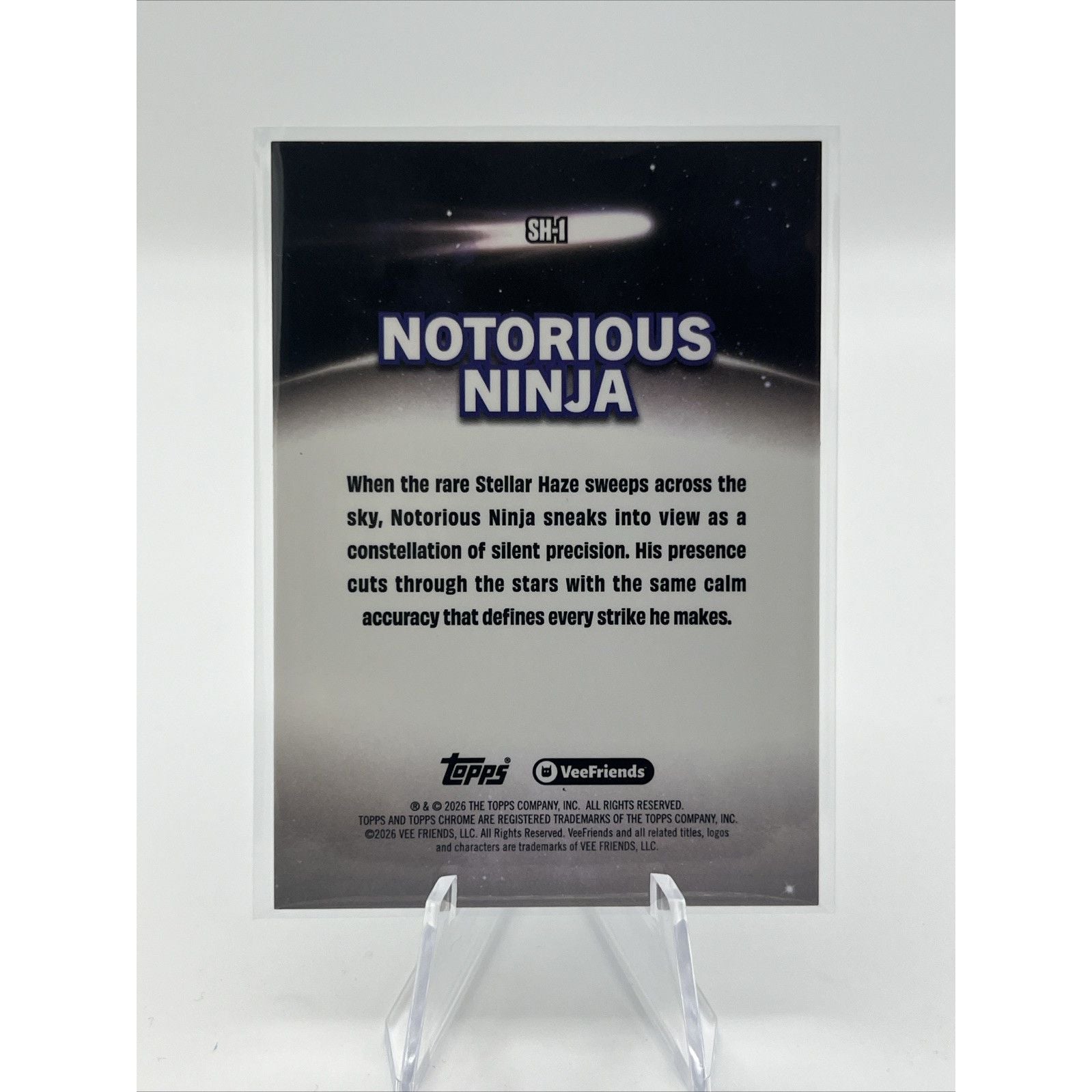 Notorious Ninja 2026 Topps Chrome VeeFriends #SH-1 Stellar Haze SSP DL1