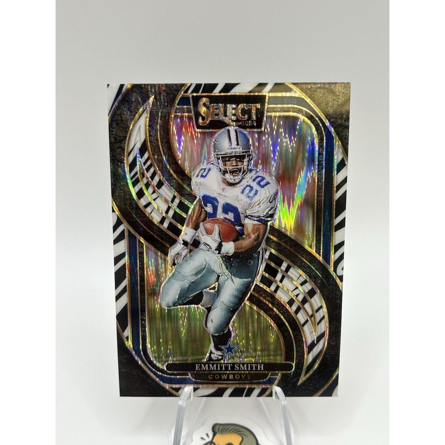 2024 Panini Prizm Emmitt Smith Zebra Shock Cowboys SSP Case Hit