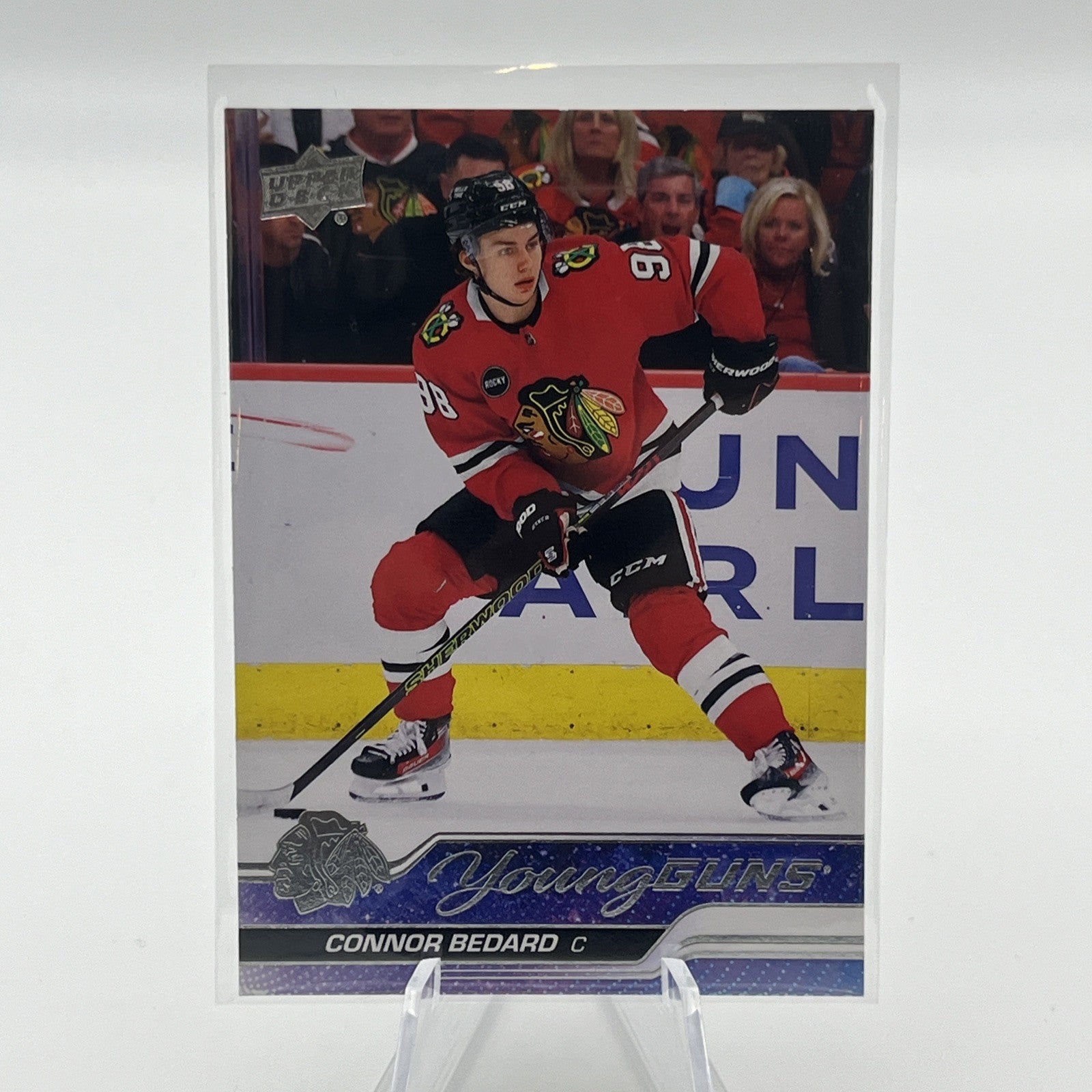 2023-24 Upper Deck Series 2 Connor Bedard Young Guns RC #451 Chicago Blackhawks