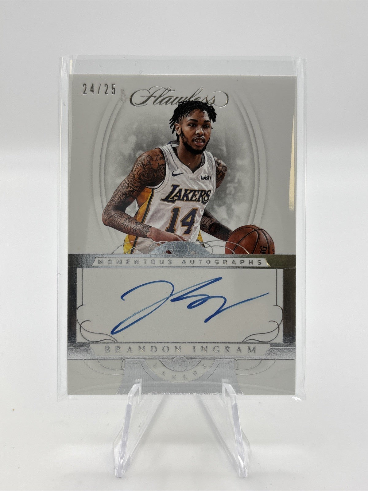 2017-18 Panini Flawless - Brandon Ingram Momentous Autographs /25