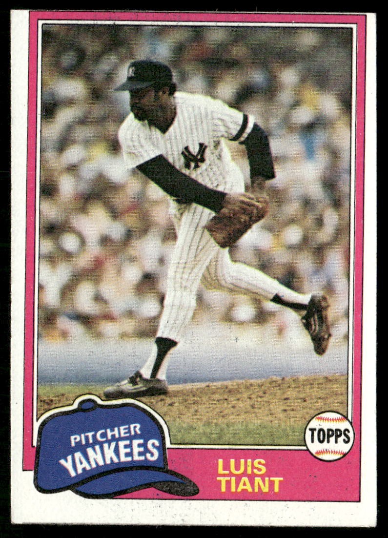 1981 Topps #627 Luis Tiant