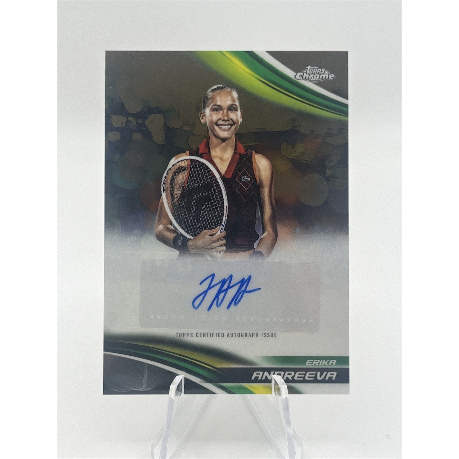 2025 Topps Chrome - Autographs I Erika Andreeva #CA-EAA (AU)