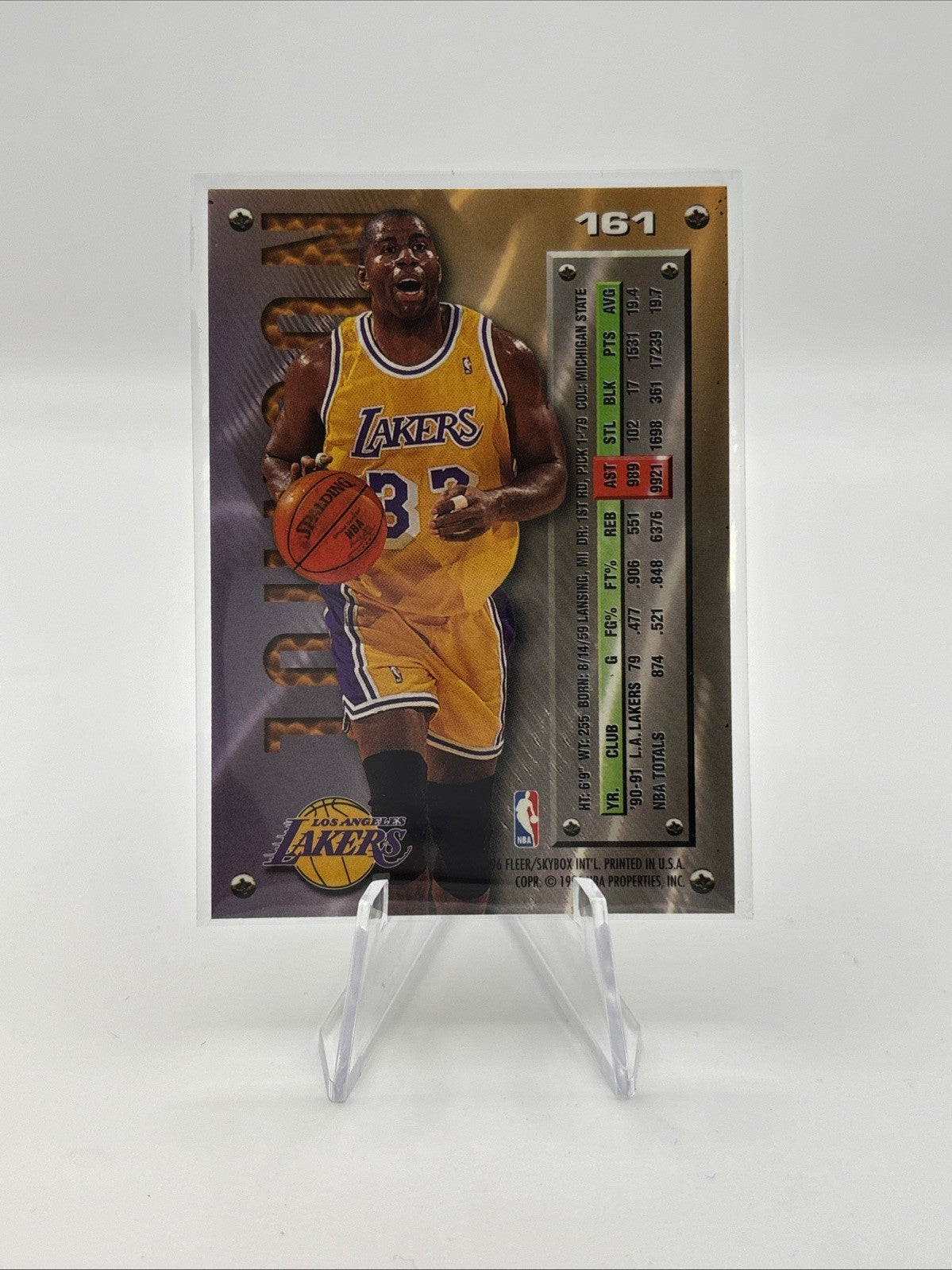 1995-96 Fleer Metal - Magic Johnson #161
