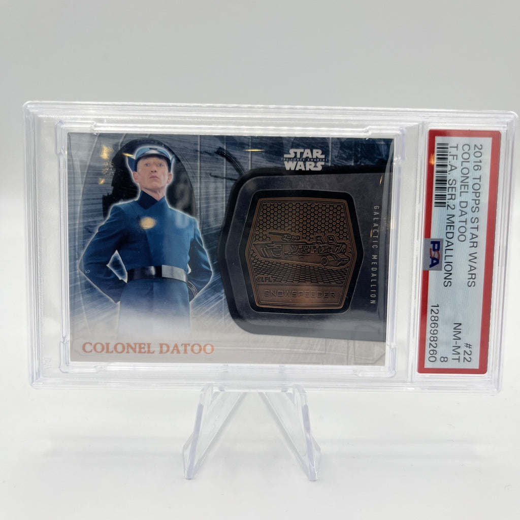 Topps Star Wars The Force Awakens Colonel Datoo Galactic Medallion Card