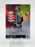 2026 Topps Finest UEFA Nick Woltemade Red #1/5 Auto Newcastle United