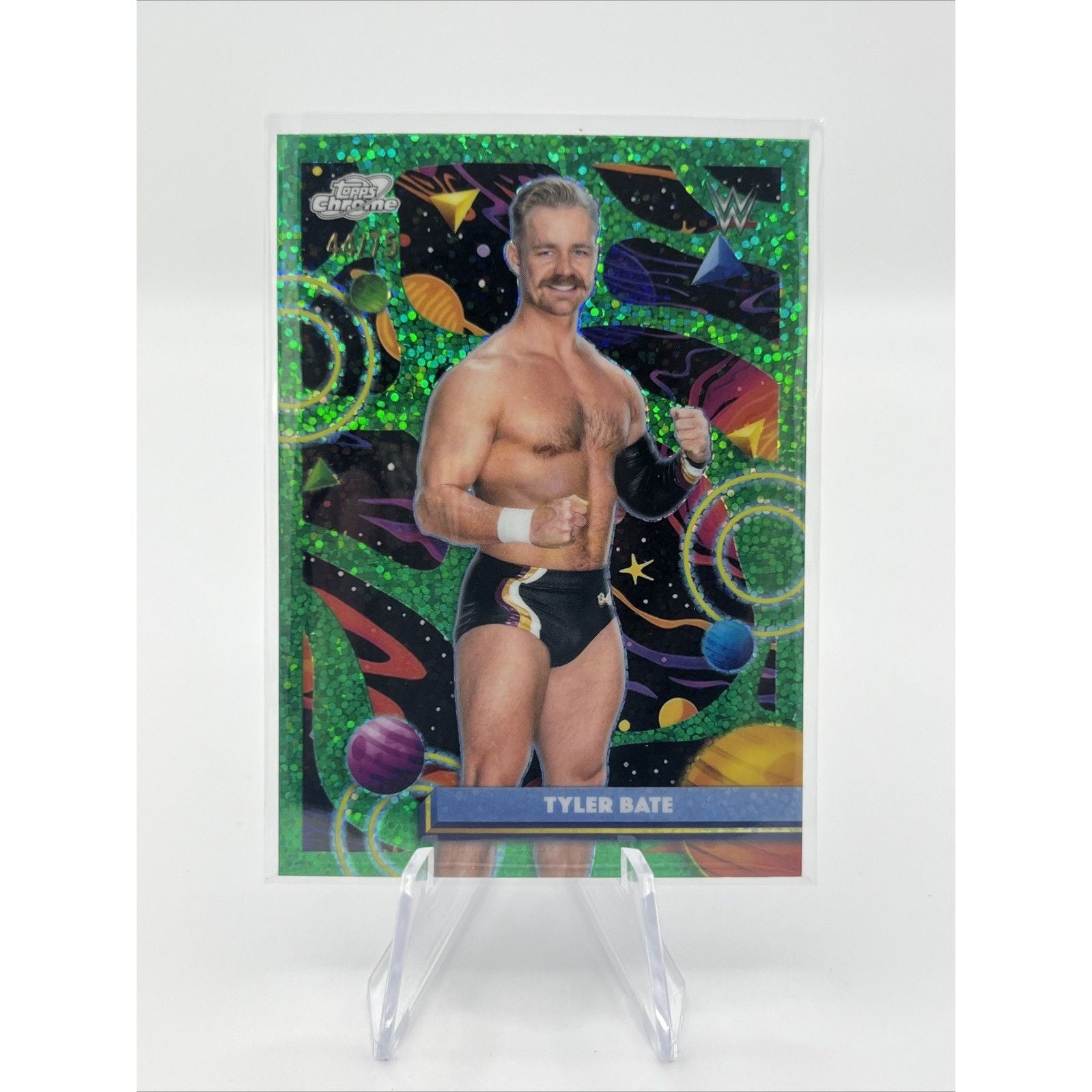2026 WWE Topps Chrome Cosmic Tyler Bate Green Space Dust /75