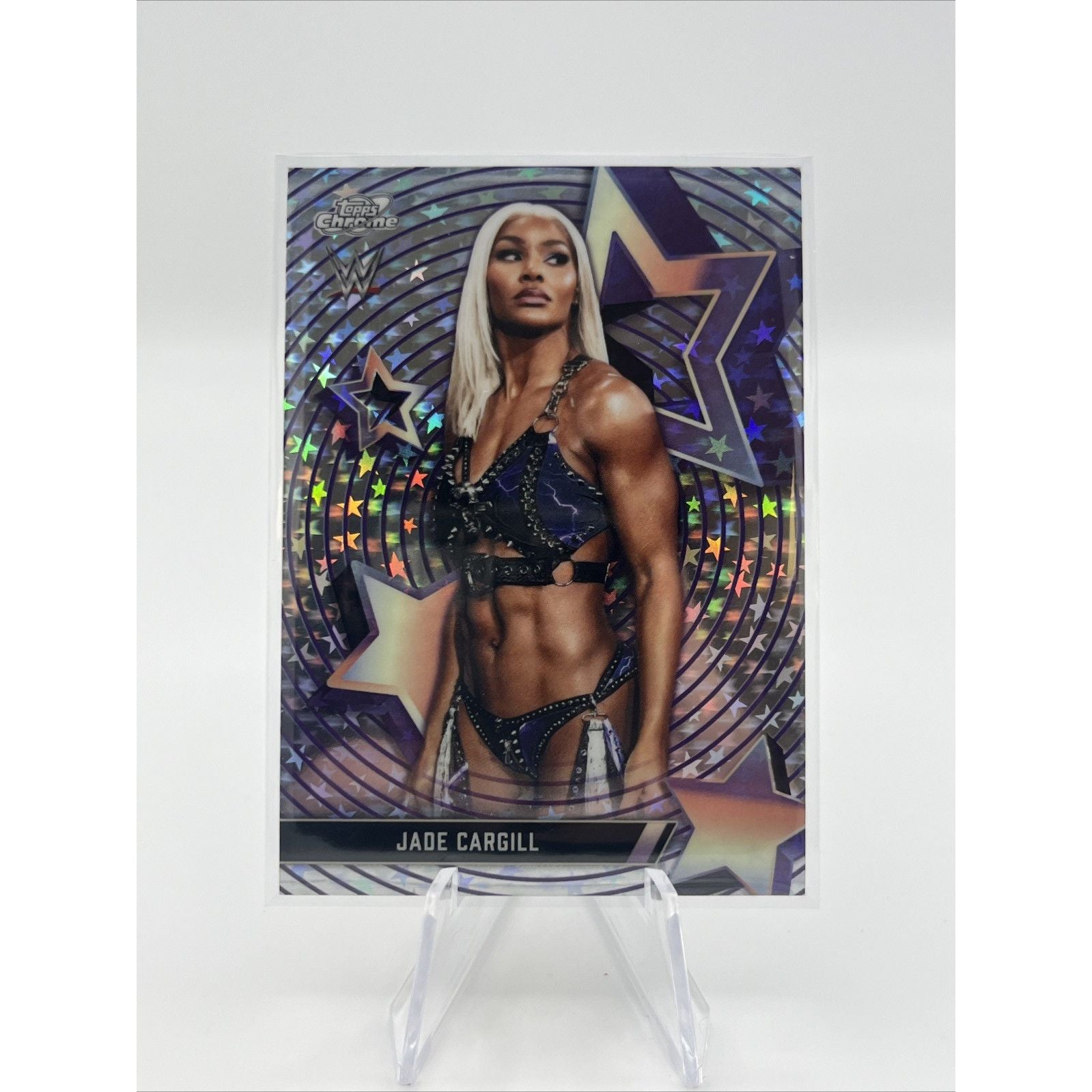 Jade Cargill Starfractor 2026 WWE Topps Chrome Cosmic CASE HIT