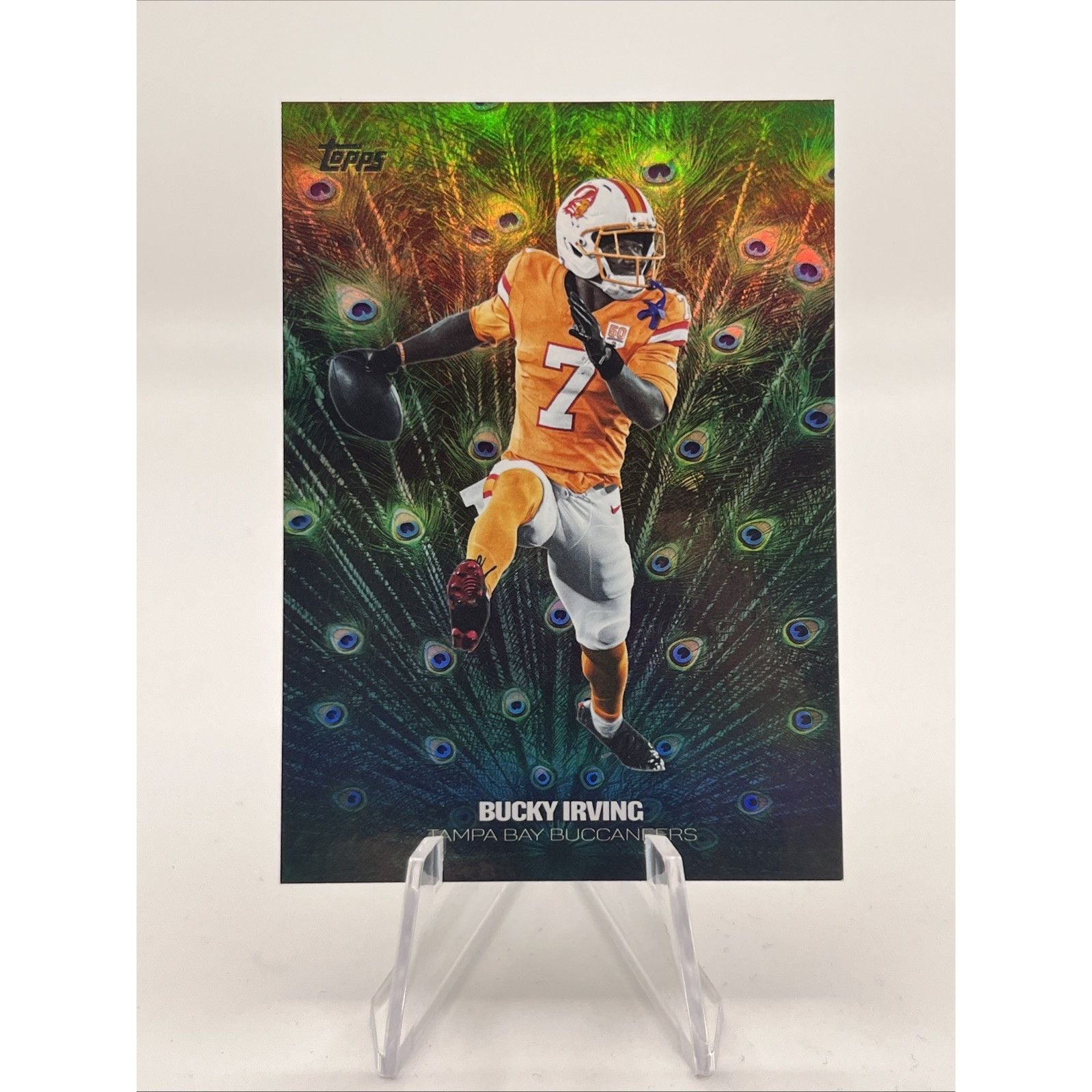 2026 Topps Flagship Football Bucky Irving Struttin SSP S-2 Case Hit