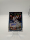 2024 Topps Chrome Update Series - Autographs Yainer Diaz #AC-YD Refractor /499