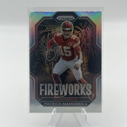 2022 Prizm Patrick Mahomes Fireworks Silver Prizm SP #F-2 Chiefs