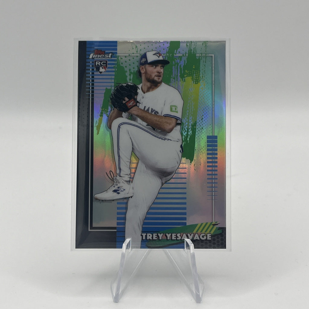 2026 Topps Finest Trey Yesavage RC Common Refractor Blue Jays #96