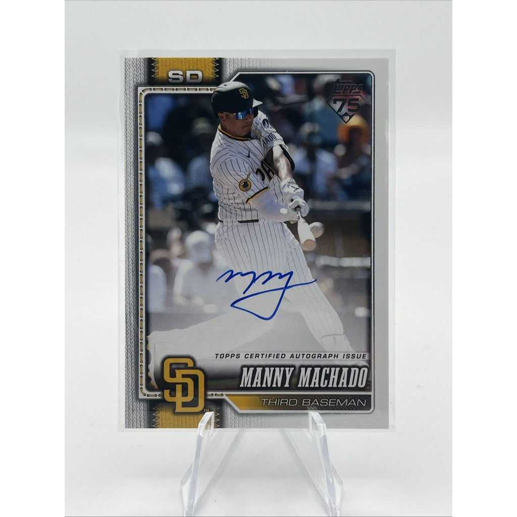 Manny Machado Autograph 2026 Topps Series 2 #614 Padres