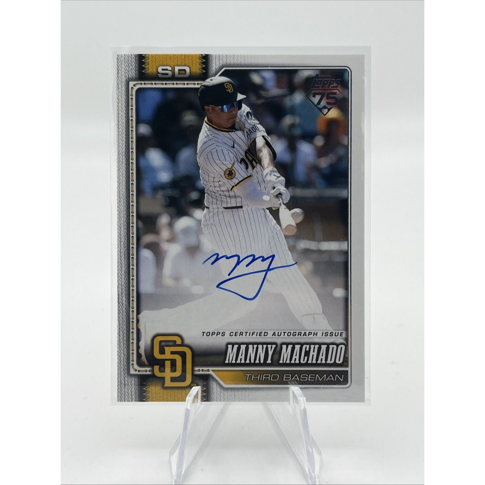Manny Machado Autograph 2026 Topps Series 2 #614 Padres
