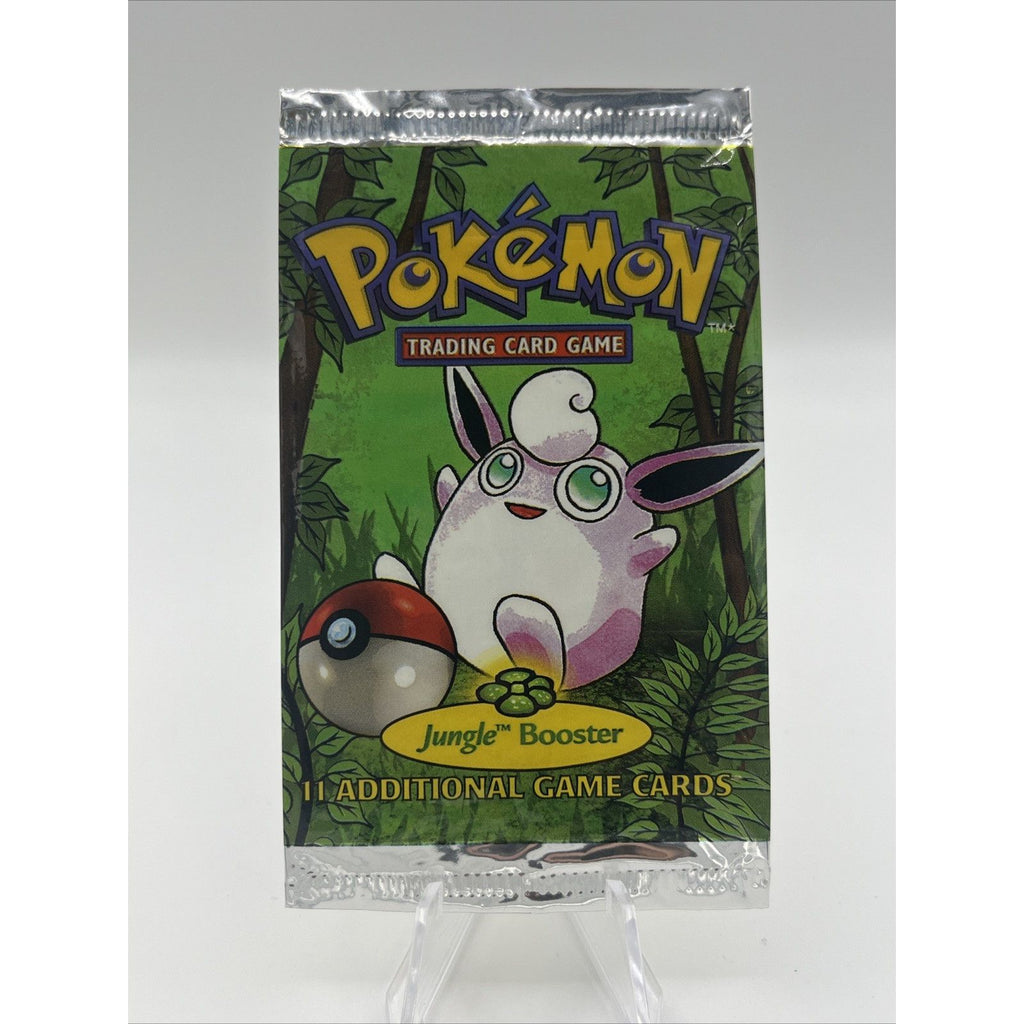Pokémon 1999 Jungle Booster Pack Wigglytuff TCG Vintage EMPTY No Cards