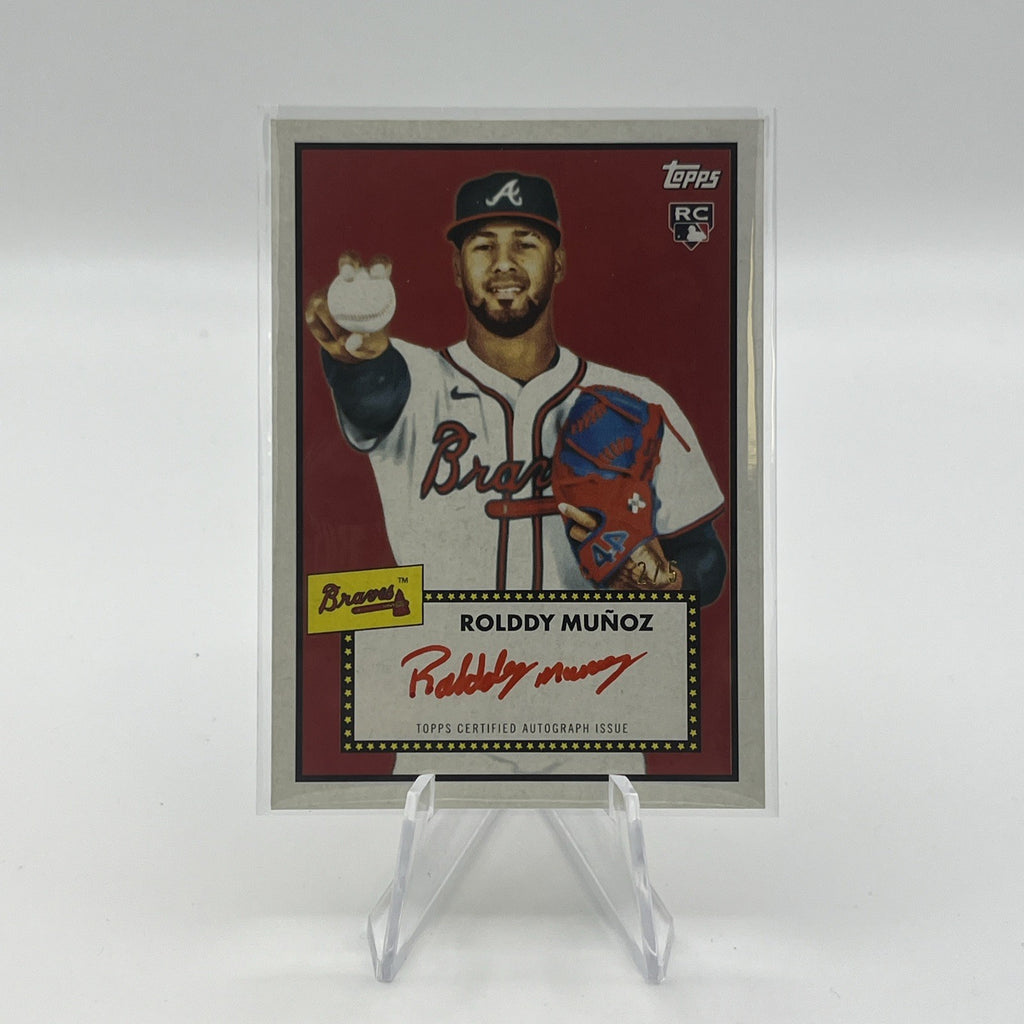 2026 Topps Series 2 Rolddy Munoz Red Throwback SSSP Auto #/5