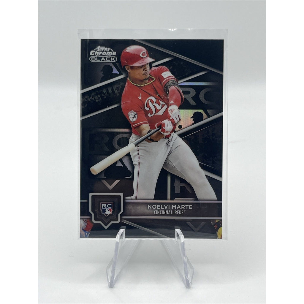2024 Topps Chrome Black - Rookie Design Variation #94 Noelvi Marte (RC)