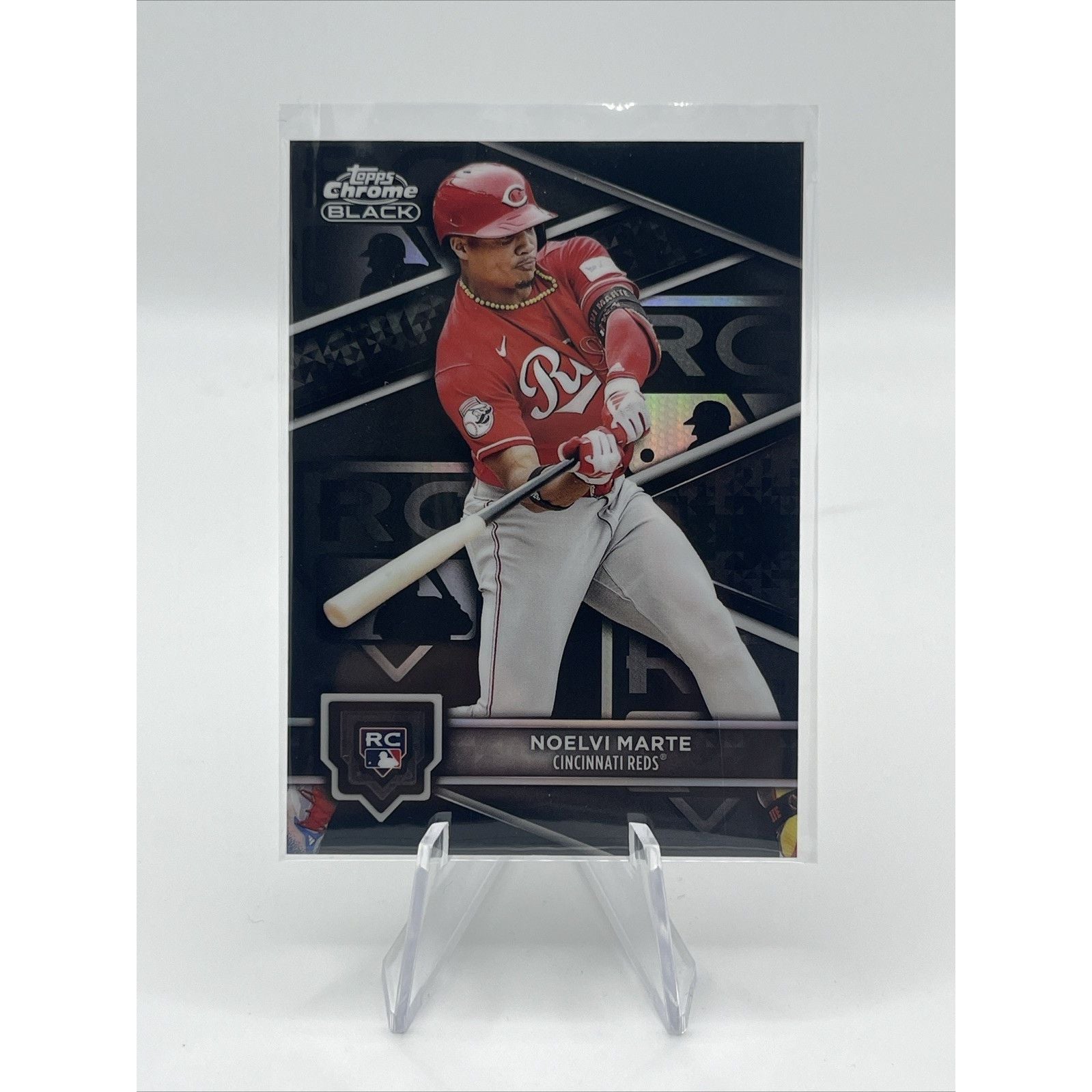 2024 Topps Chrome Black - Rookie Design Variation #94 Noelvi Marte (RC)