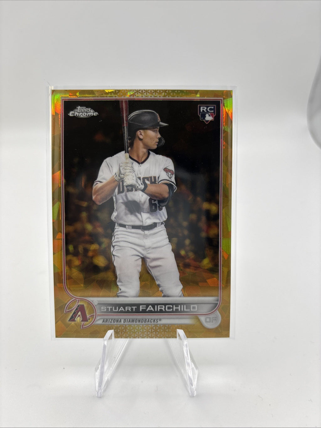 2022 Topps Chrome Sapphire Edition Gold /50- Stuart Fairchild #163 (RC)