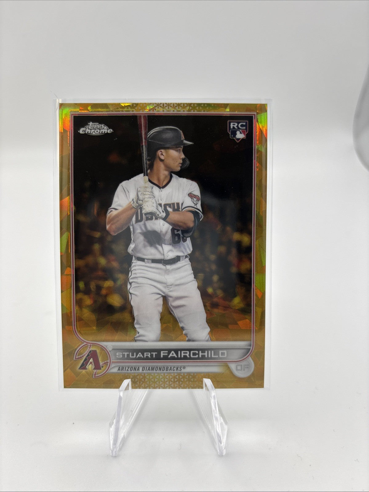 2022 Topps Chrome Sapphire Edition Gold /50- Stuart Fairchild #163 (RC)
