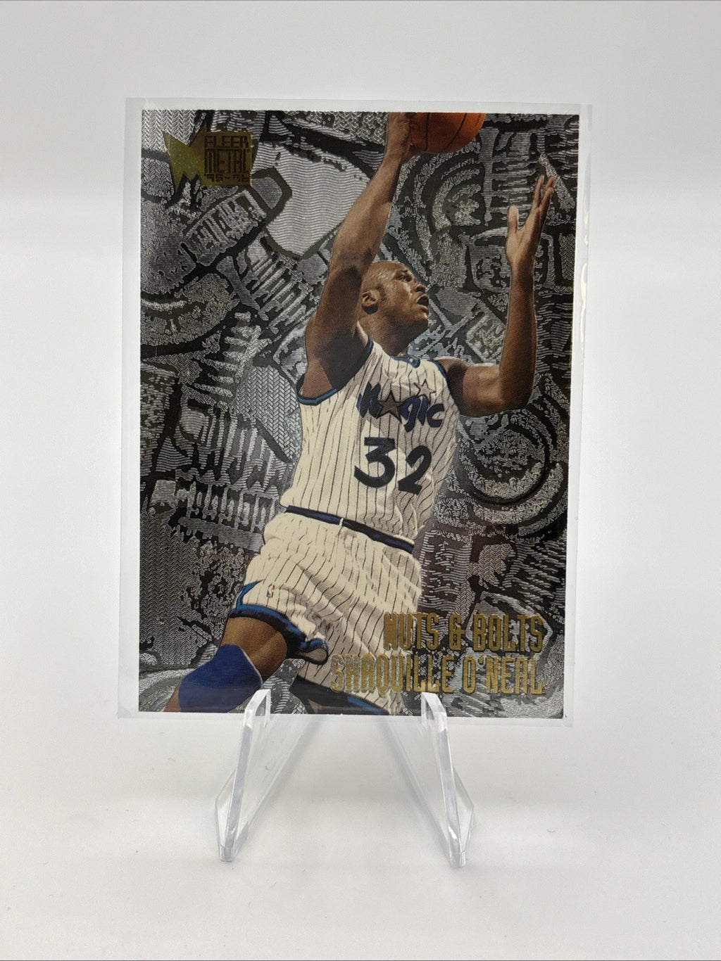 1995-96 Fleer Metal - Nuts & Bolts Shaquille O'Neal #215