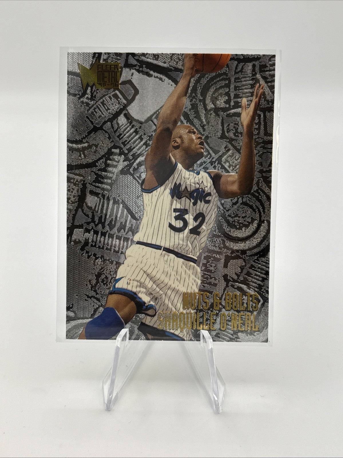 1995-96 Fleer Metal - Nuts & Bolts Shaquille O'Neal #215
