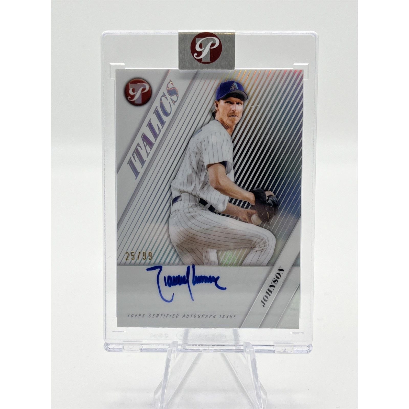 2026 Topps Pristine Randy Johnson Italics Auto /99