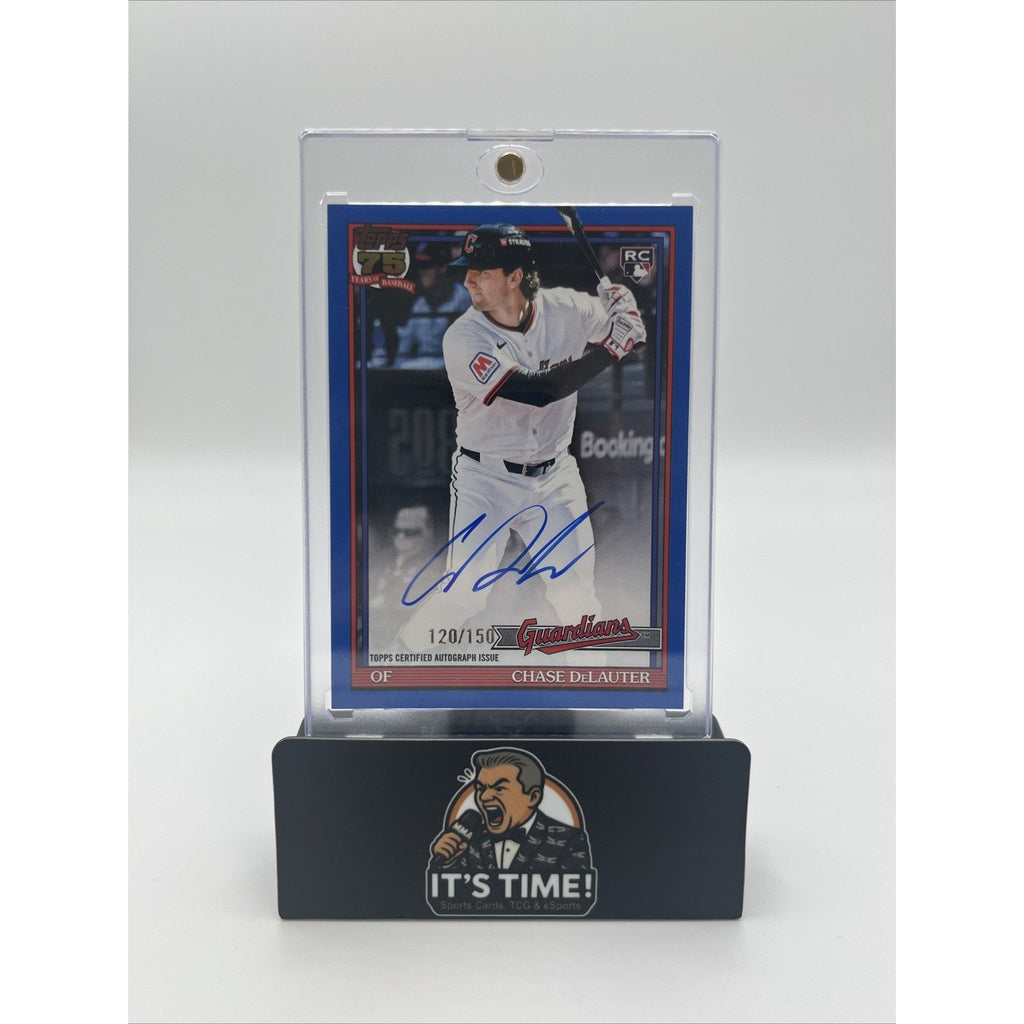 Topps 2026 Series 2 Chase DeLauter RC Auto Blue/150
