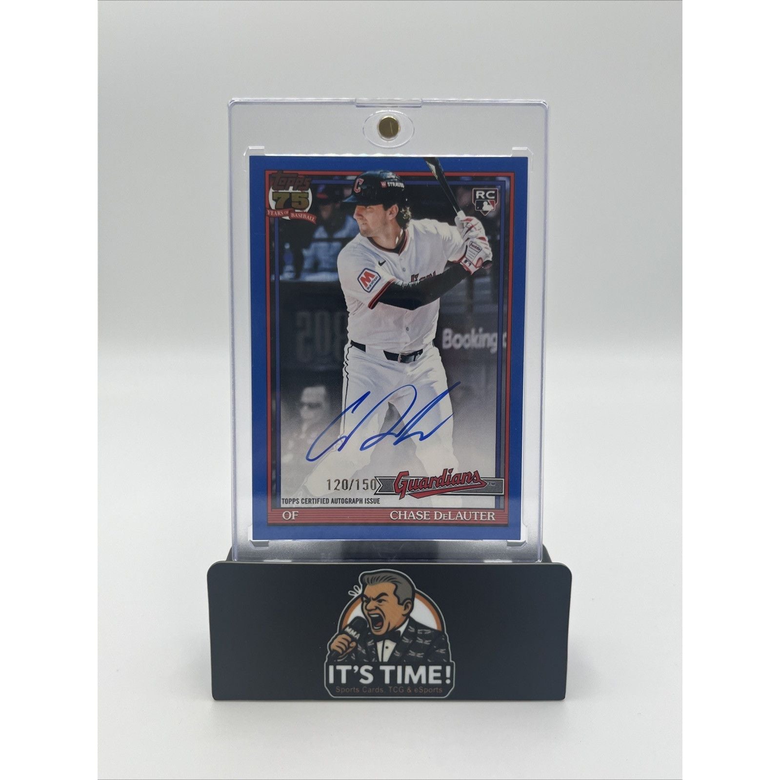 Topps 2026 Series 2 Chase DeLauter RC Auto Blue/150