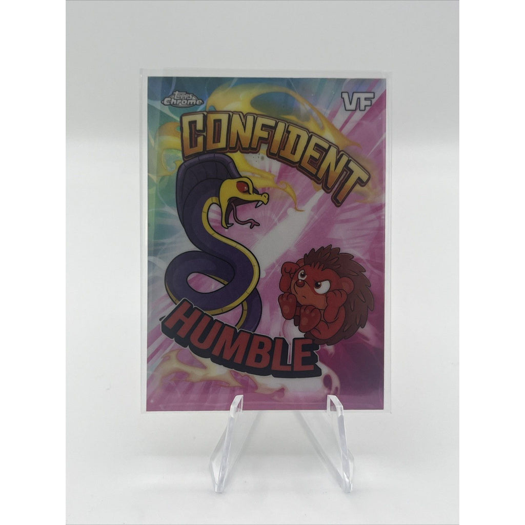 2026 Topps Chrome VeeFriends Balance Battles Confident Cobra/Humble Hedgehog BB3