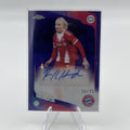 2025-26 Topps Chrome Womens UEFA #CA-PH Pernille Harder Purple Wave Auto /75