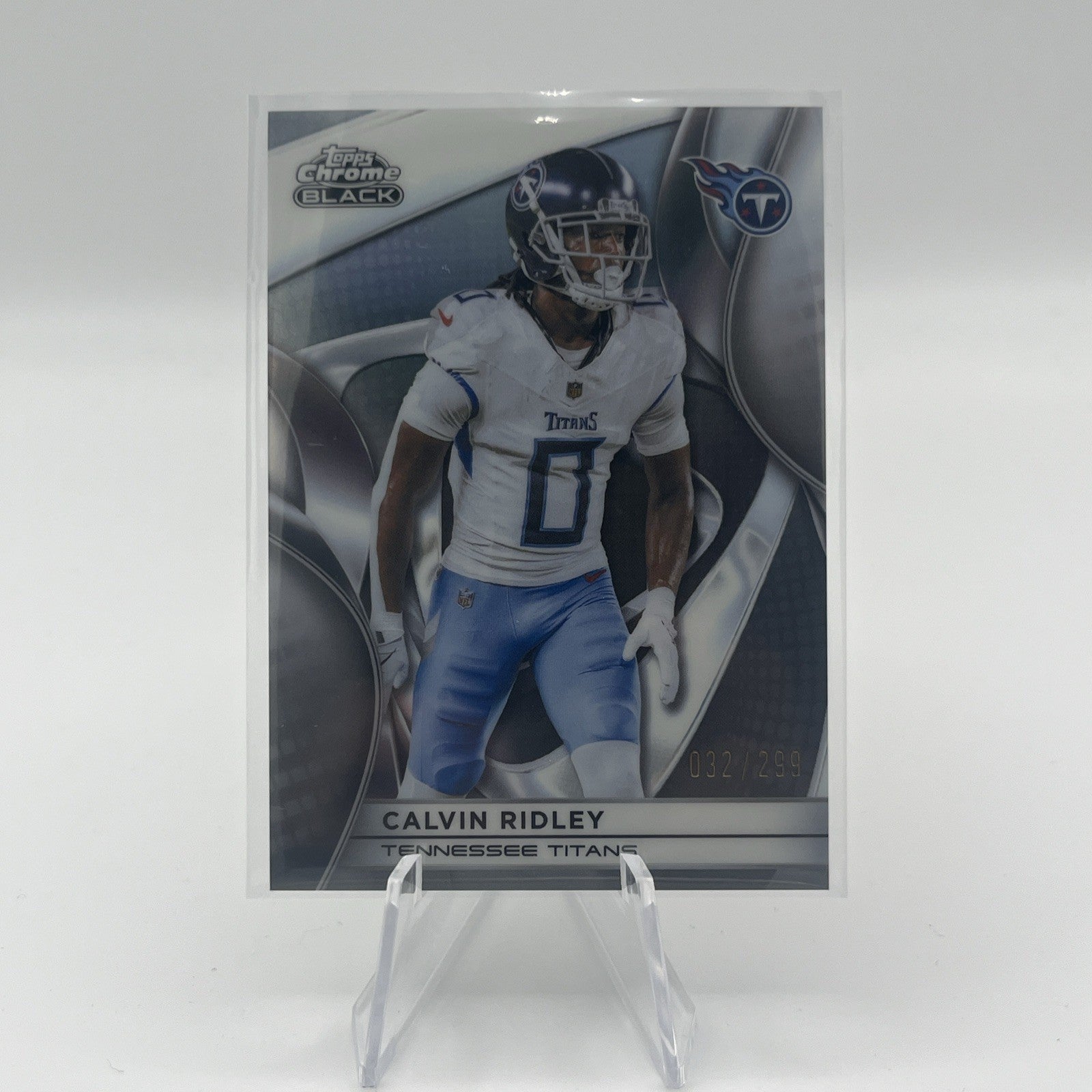 2025 Topps Chrome Black #97 Calvin Ridley Refractor /299