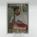 2016 Topps Heritage - Pablo Sandoval Red Ink Auto Boston Red Sox