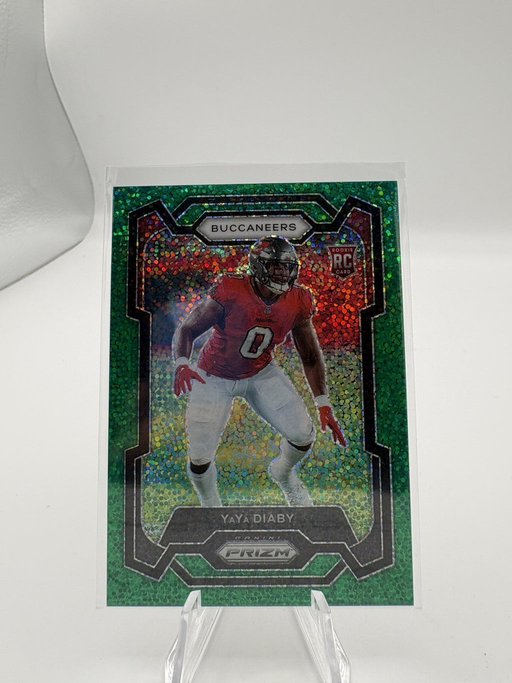 YaYa Diaby Rookie SSP /8 - 2023 Prizm, Green Sparkle #394