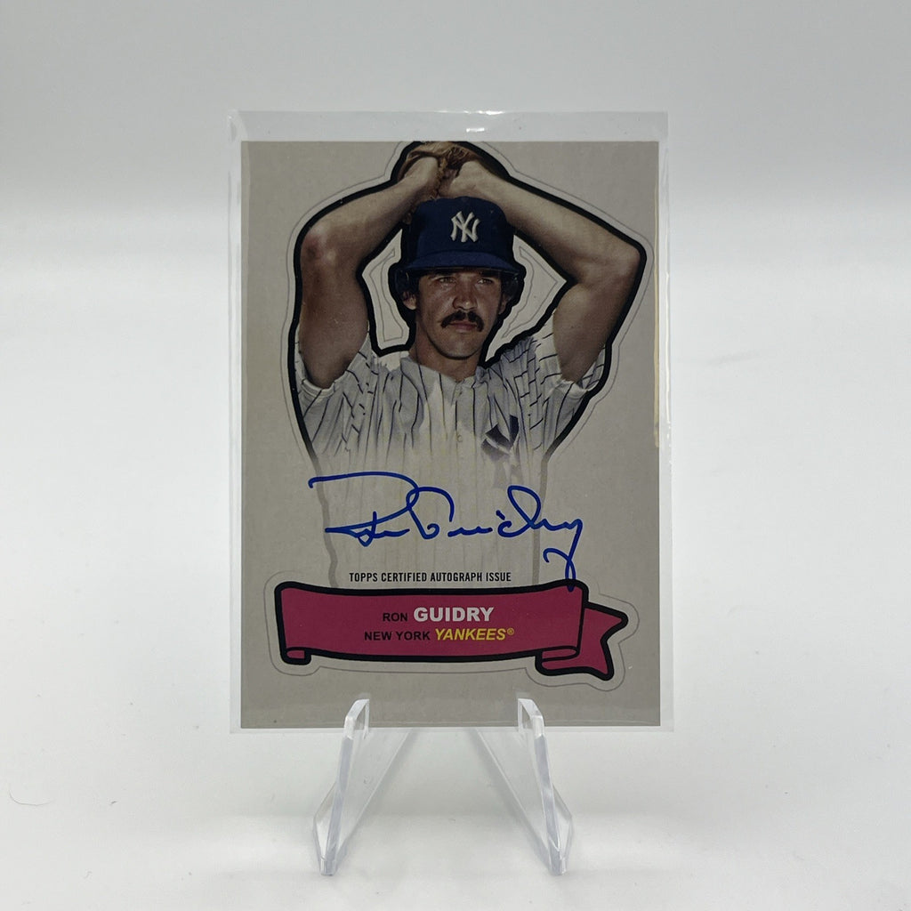 2024 Topps Archives - 1968 Topps Action All-Stars Autographs Ron Guidry #68AA-RG