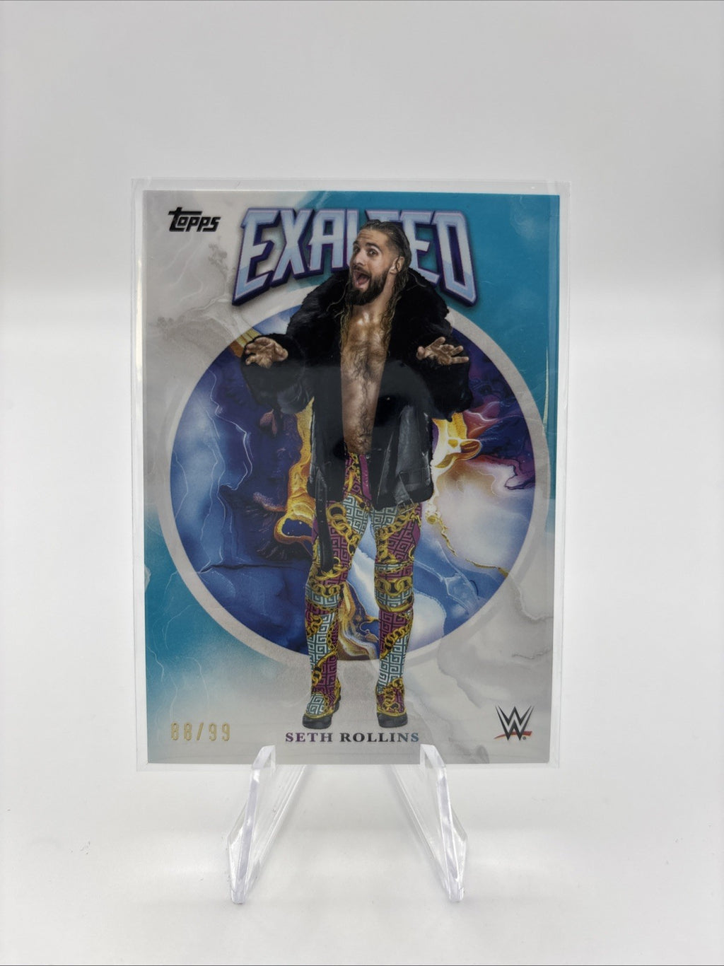 2025 Topps Exalted WWE - Seth Rollins Aqua /99 (AU)