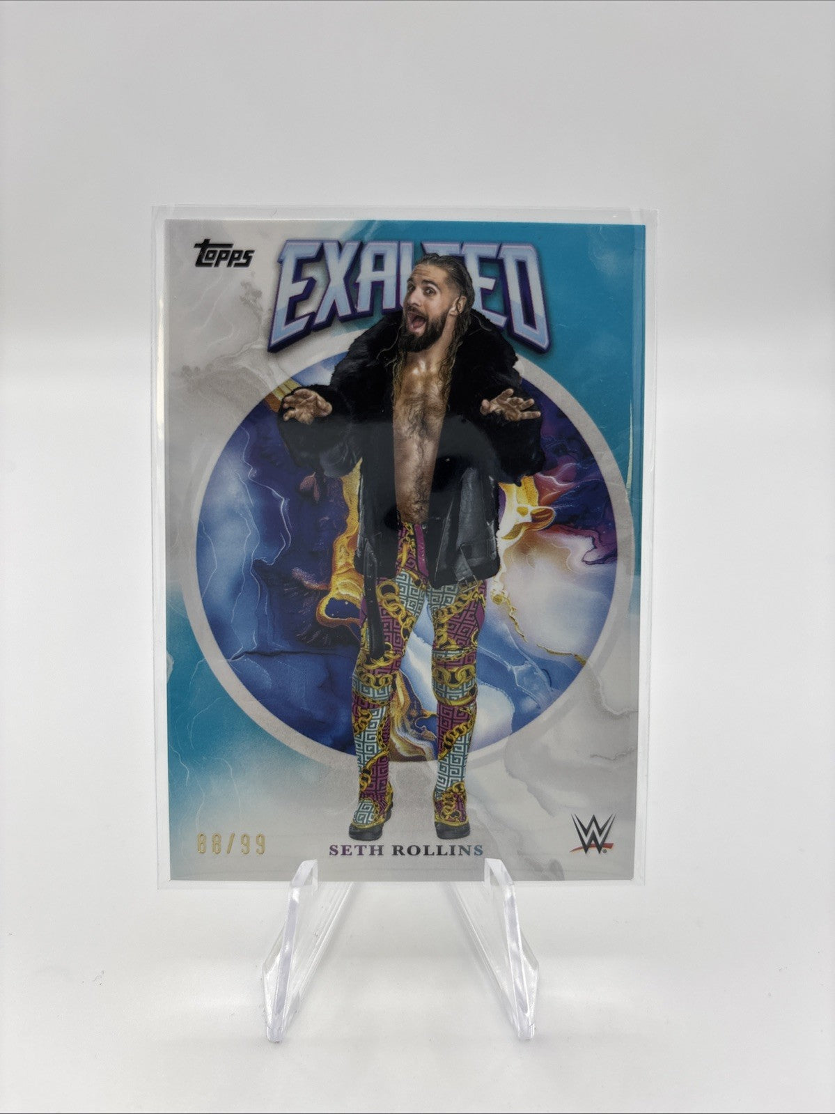 2025 Topps Exalted WWE - Seth Rollins Aqua /99 (AU)