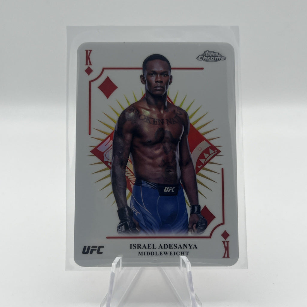 2024 UFC Topps Chrome Kings and Queens Israel Adesanya SSP