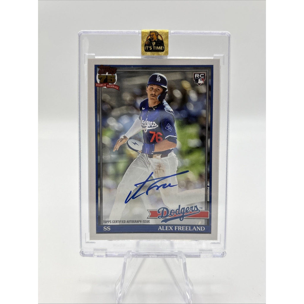 2026 Topps Series 1 - 1991 Topps Baseball Autographs Alex Freeland #91A-AF (AU,
