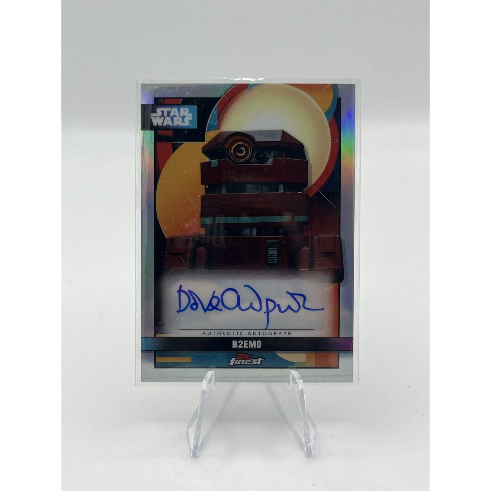 2025 Topps Finest Star Wars Dave Chapman B2EMO Auto FA-DAV