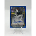 Wei-En Lin 2026 Bowman Chrome Prospects 1st Bowman True Blue Refractor Auto /150