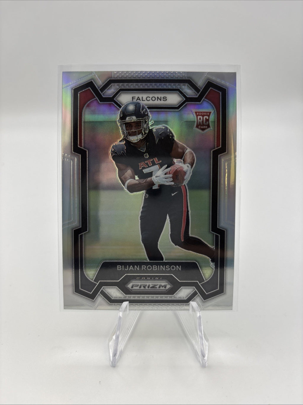 2023 Panini Prizm - Rookies Bijan Robinson #305 Silver Prizm (RC)