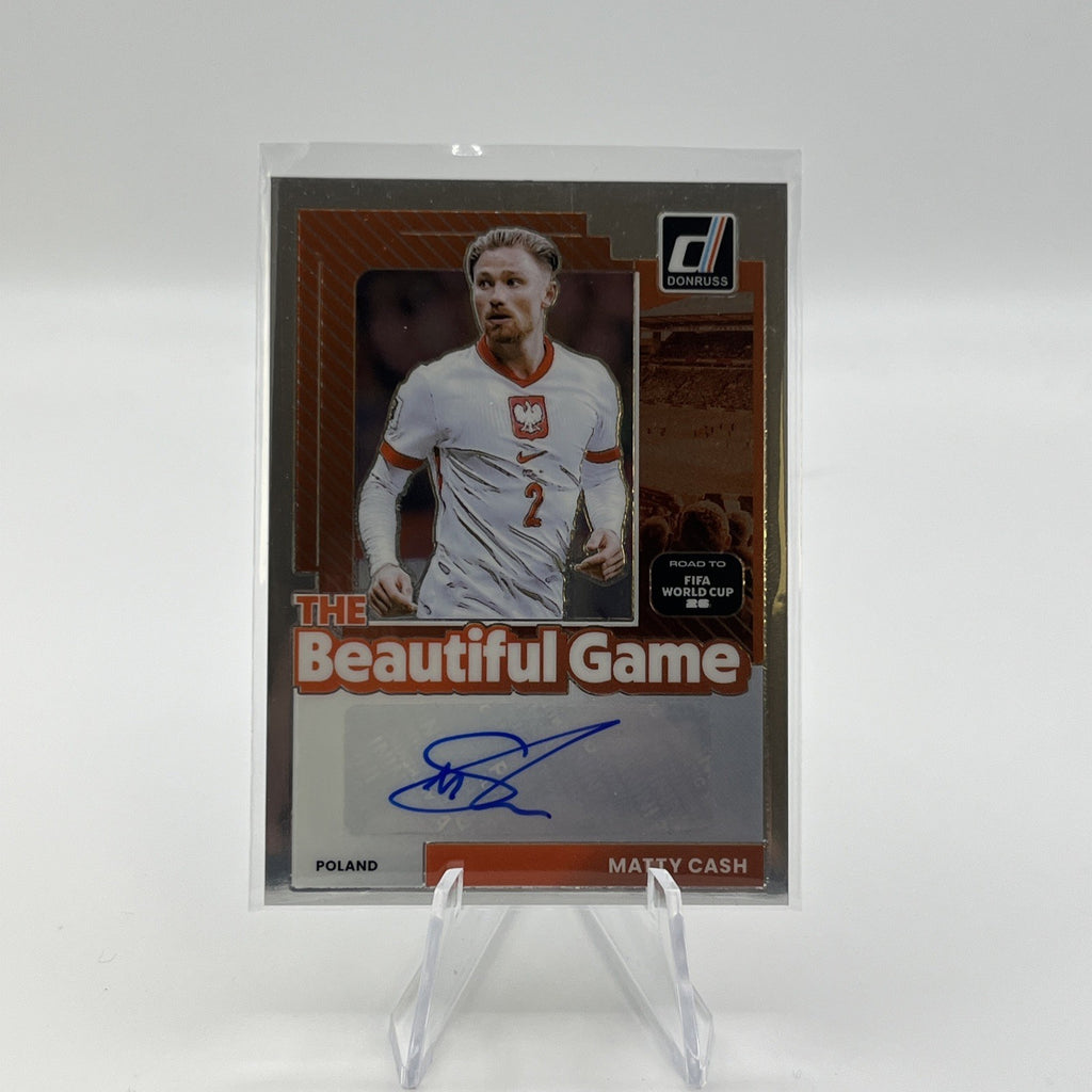 2025-26 Panini Donruss Fifa World Cup - The Beautiful Game Auto Matty Cash