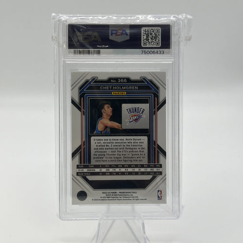 2022 Panini Prizm Chet Holmgren PSA 9