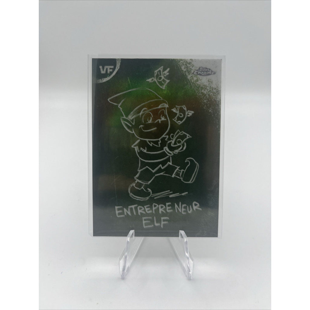 2026 Topps Veefriends Chrome Entrepreneur Elf Chalkboard Insert