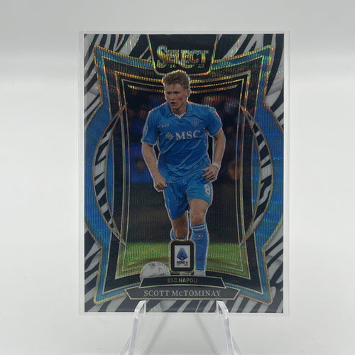 2024-25 Panini Select Serie a - Terrace Scott McTominay #69 Zebra Prizm