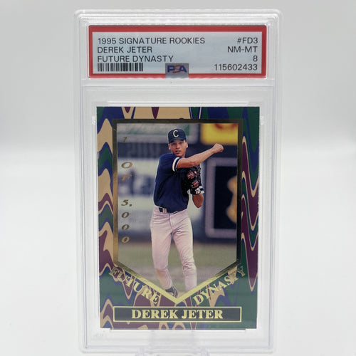 1995 Derek Jeter #FD3 Signature Rookies Future Dynasty Graded PSA 8. 1 of 5,000