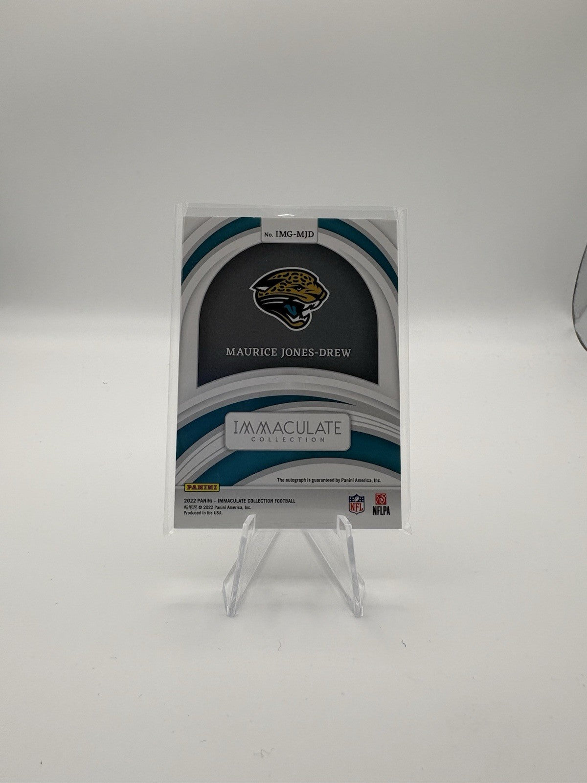 Maurice Jones-Drew 2023 Panini Immaculate Marks of Greatness On Card Auto /49