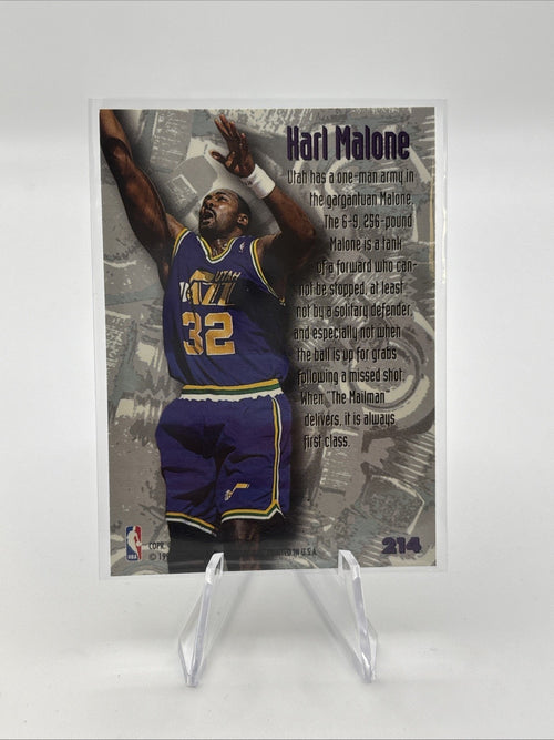 1995-96 Fleer Metal - Nuts & Bolts Karl Malone #214
