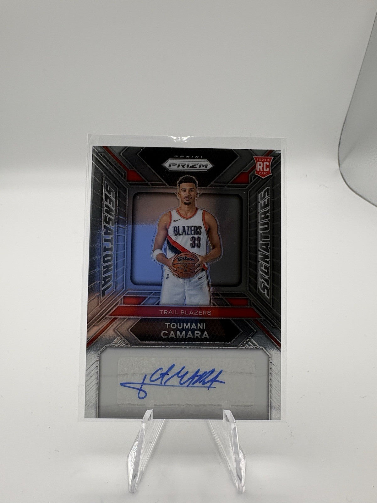 2023-24 Panini Prizm - Sensational Signatures Toumani Camara #SS-IC (AU, RC)